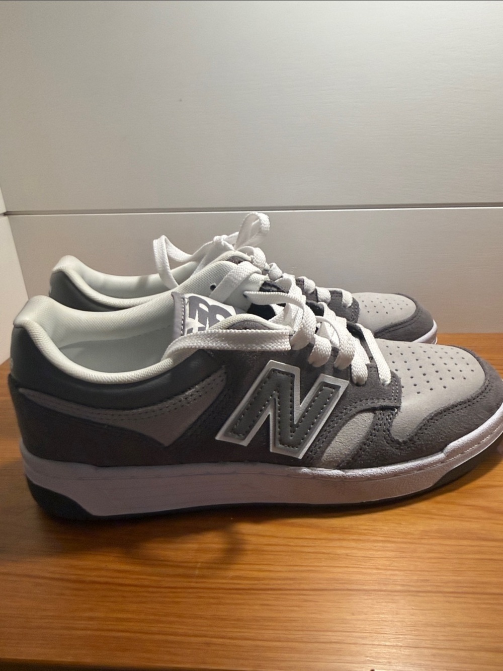 New Balance 480 Men's Gray & White Athletic Sneakers